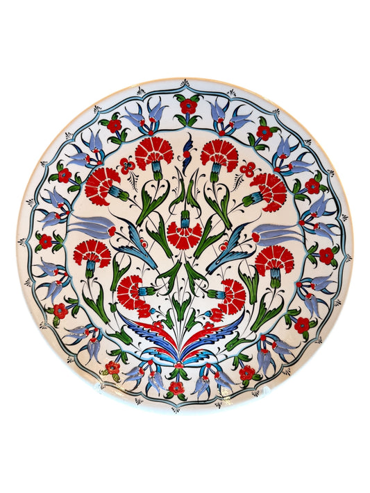 Food Safe | 12 Inch Iznik Plate